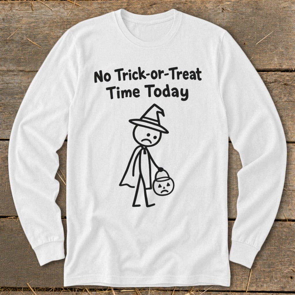 No Trick-or-Treat Time Today Long Sleeve Tee product image 2