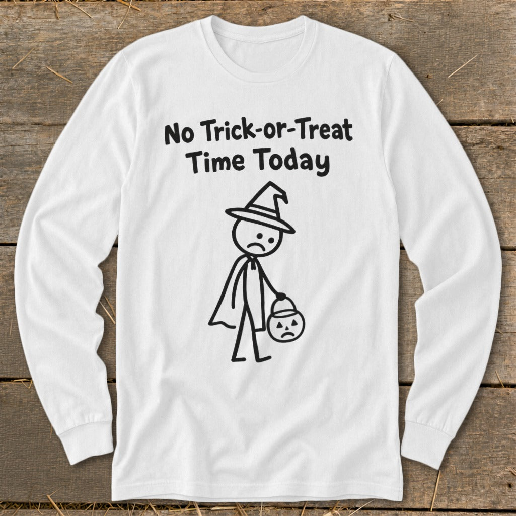 No Trick-or-Treat Time Today Long Sleeve Tee product image 2
