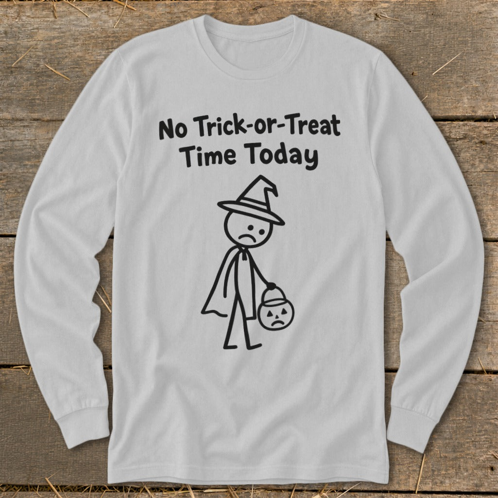 No Trick-or-Treat Time Today Long Sleeve Tee product image 3