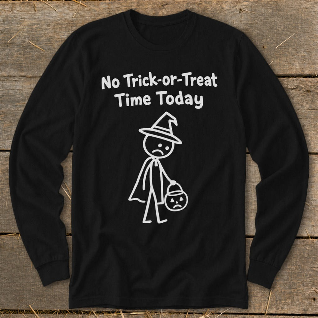 No Trick-or-Treat Time Today Long Sleeve Tee product image 4