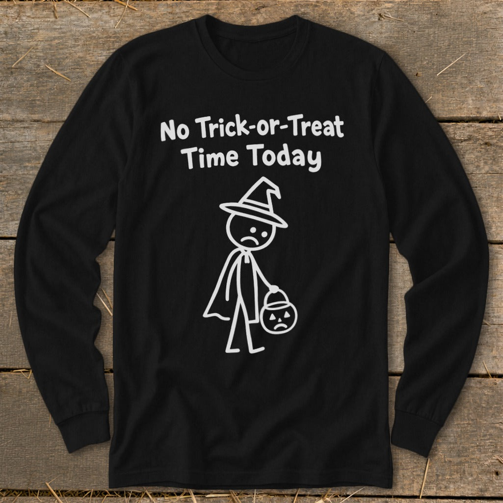 No Trick-or-Treat Time Today Long Sleeve Tee product image 4
