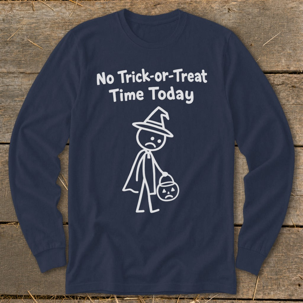 No Trick-or-Treat Time Today Long Sleeve Tee product image 5