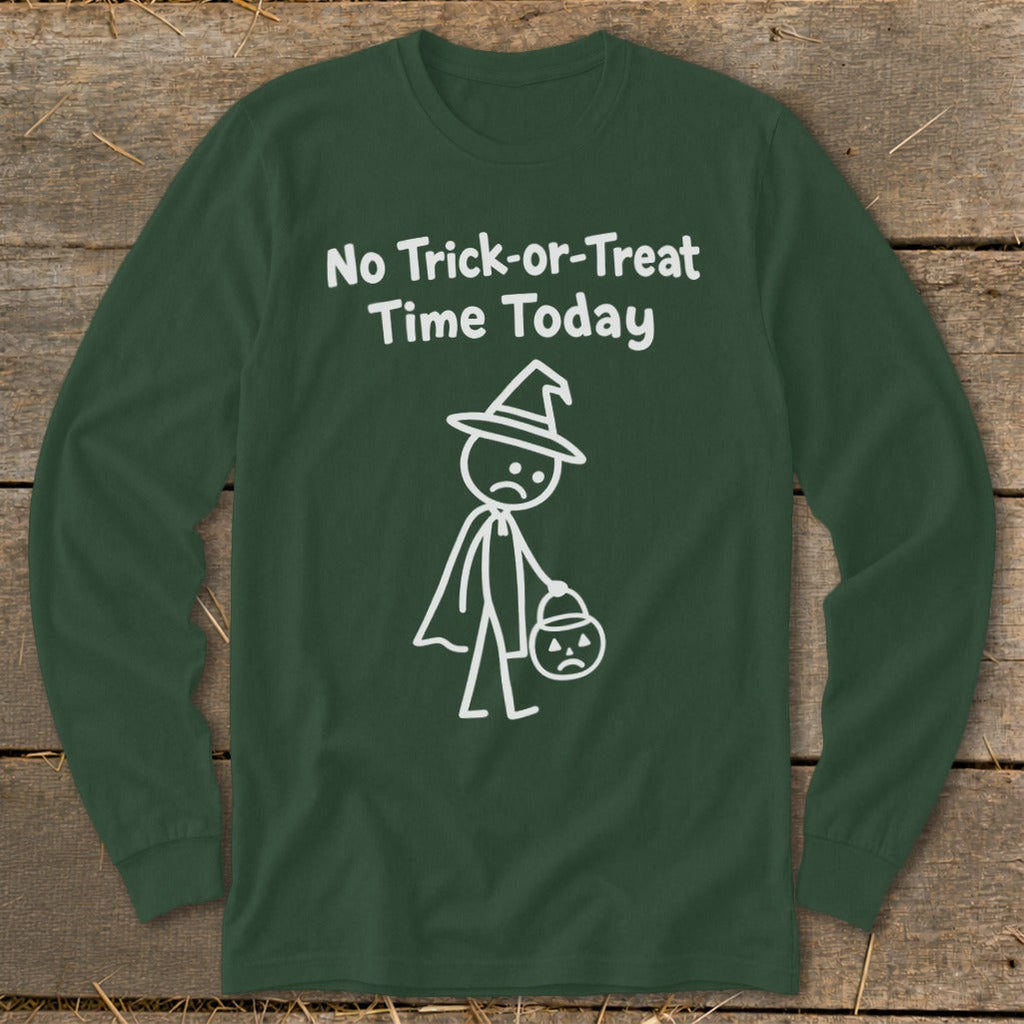 No Trick-or-Treat Time Today Long Sleeve Tee product image 6