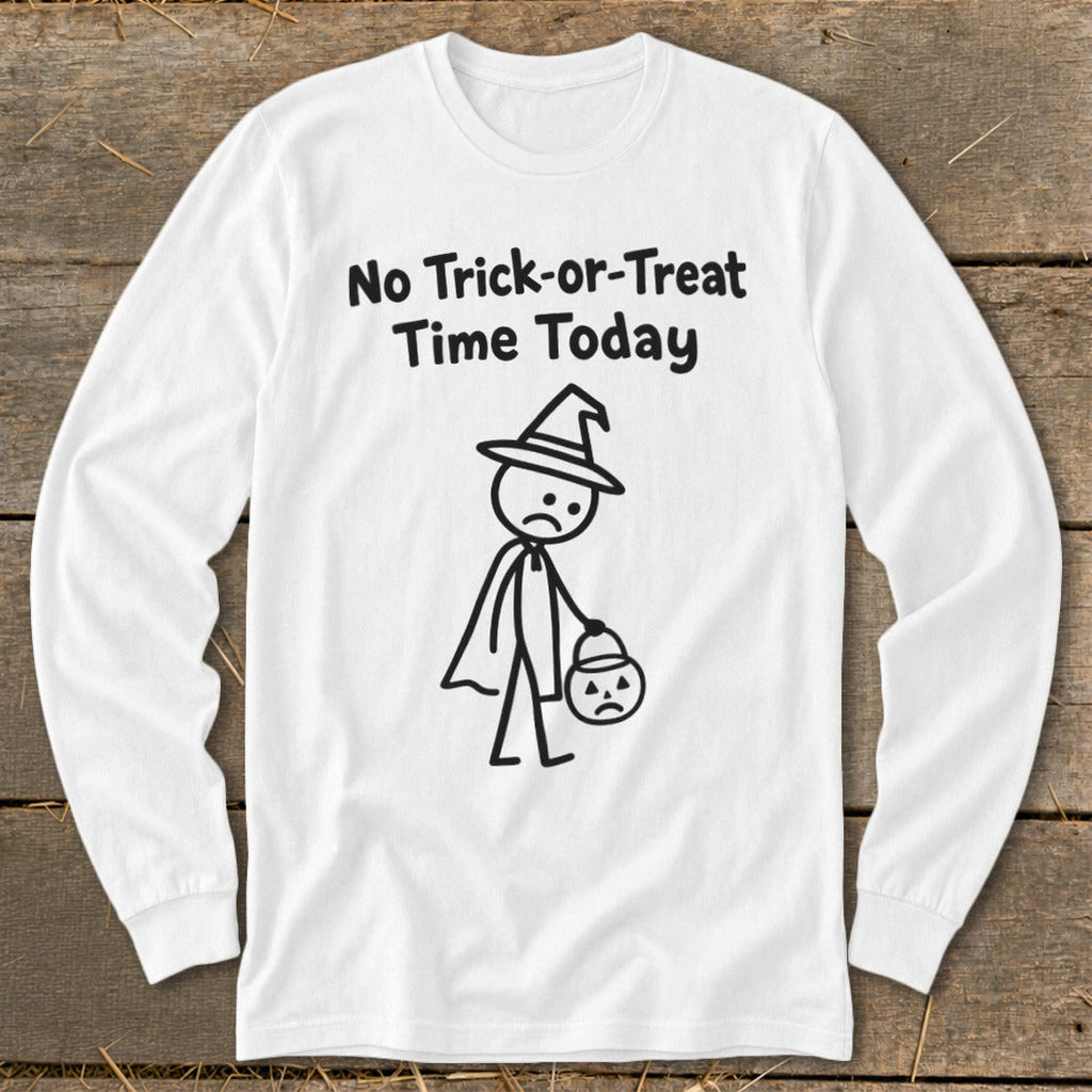 No Trick-or-Treat Time Today Long Sleeve Tee product image 7