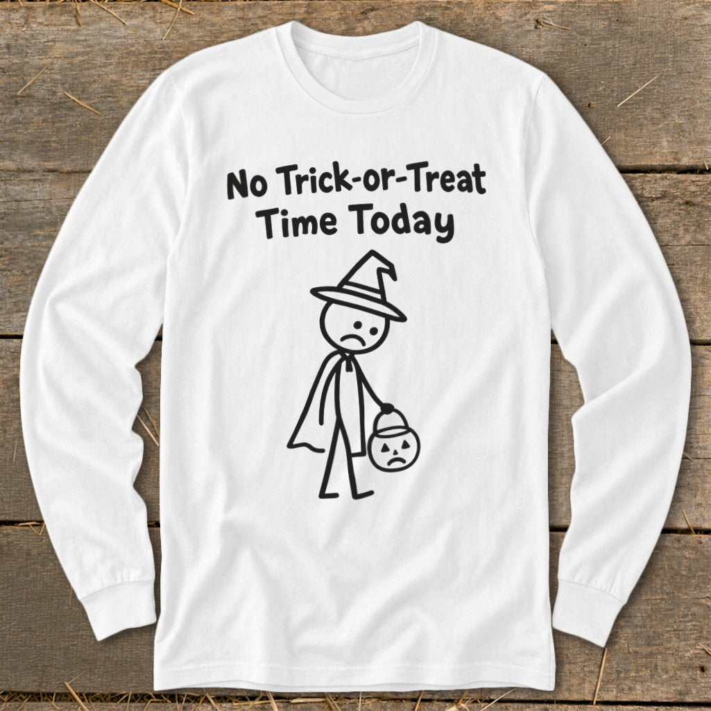No Trick-or-Treat Time Today Long Sleeve Tee product image 7
