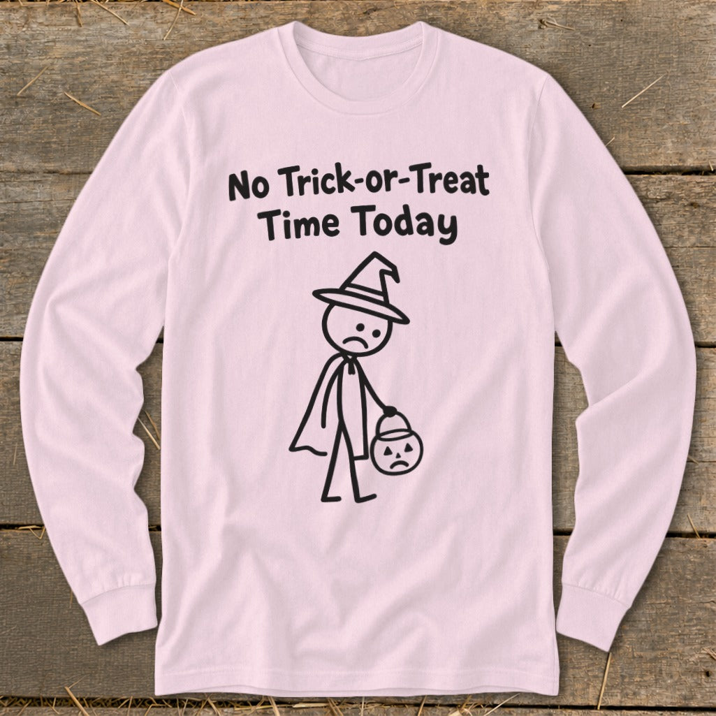 No Trick-or-Treat Time Today Long Sleeve Tee product image 8