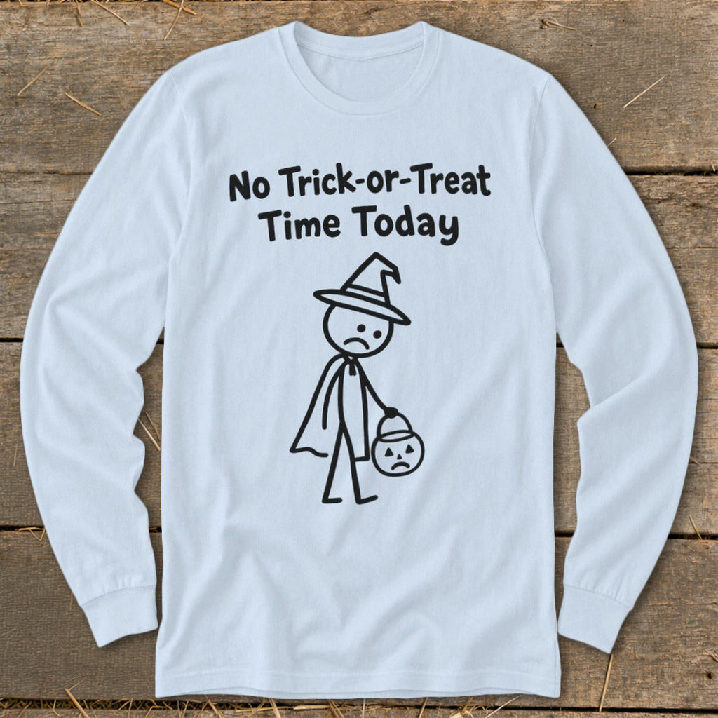 No Trick-or-Treat Time Today Long Sleeve Tee product image 9