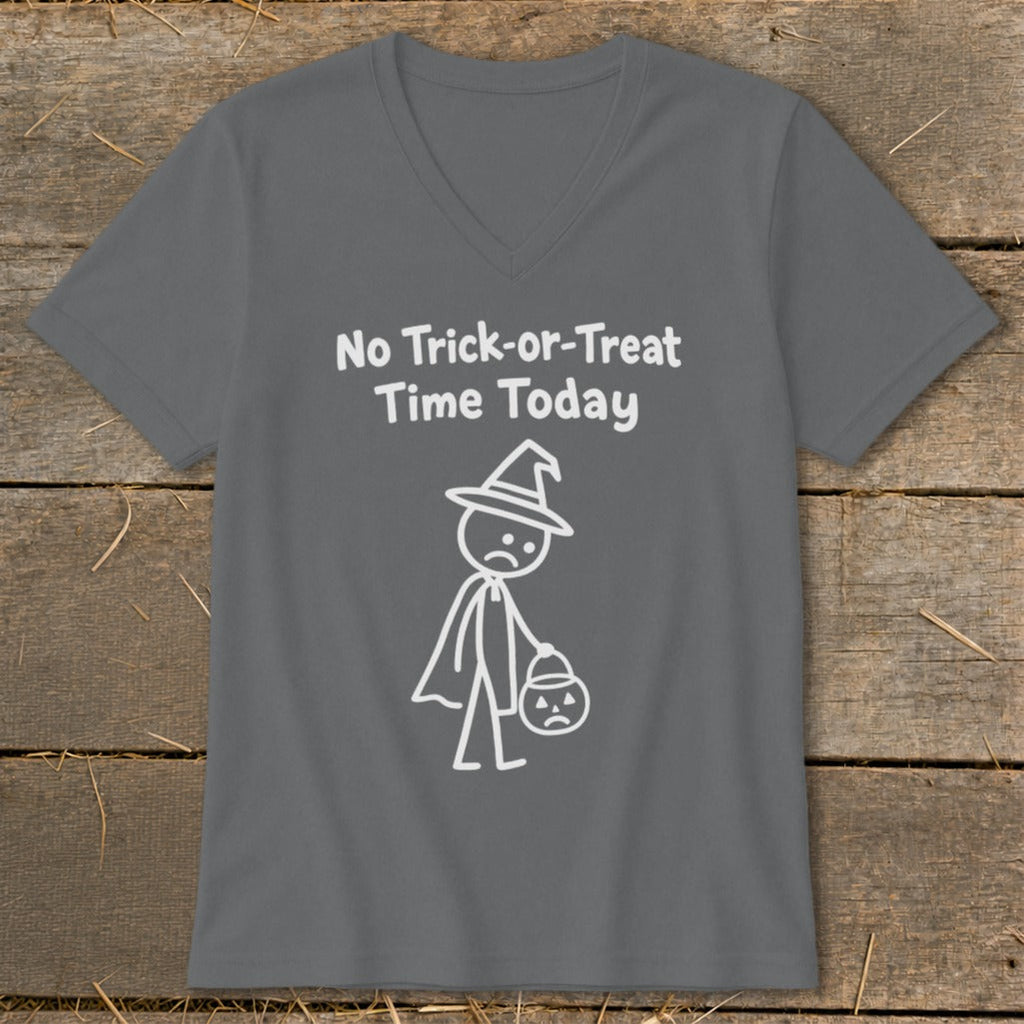 No Trick-or-Treat Time Today V-neck
