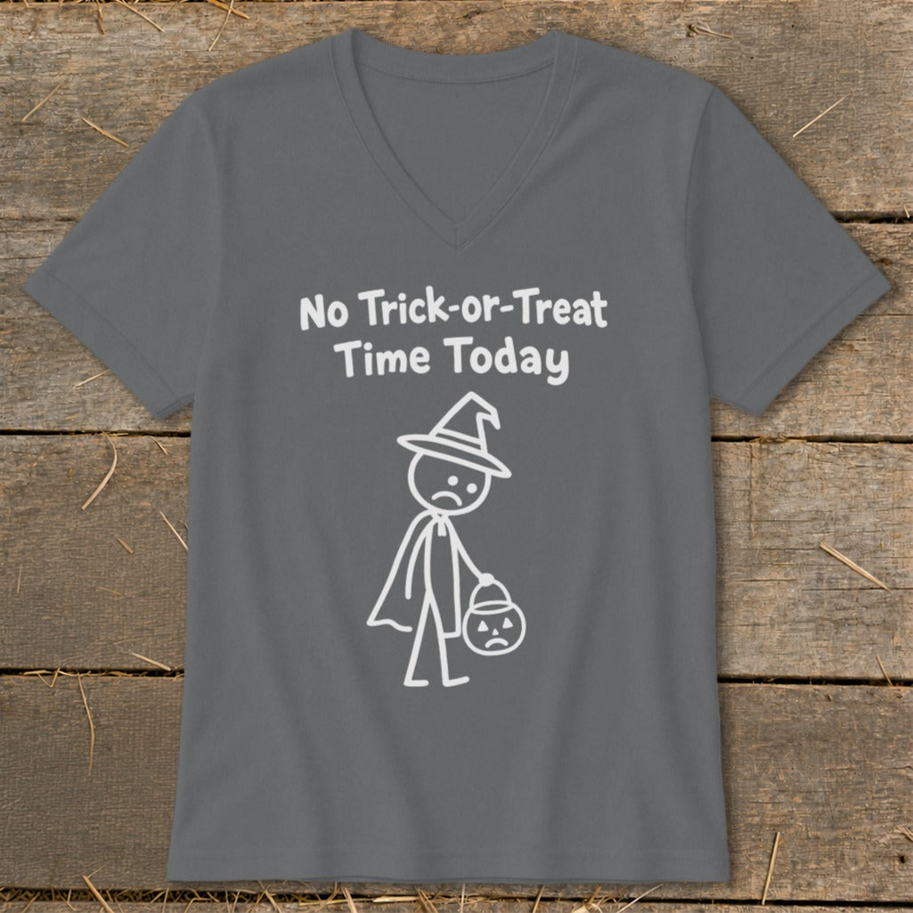 No Trick-or-Treat Time Today V-neck
