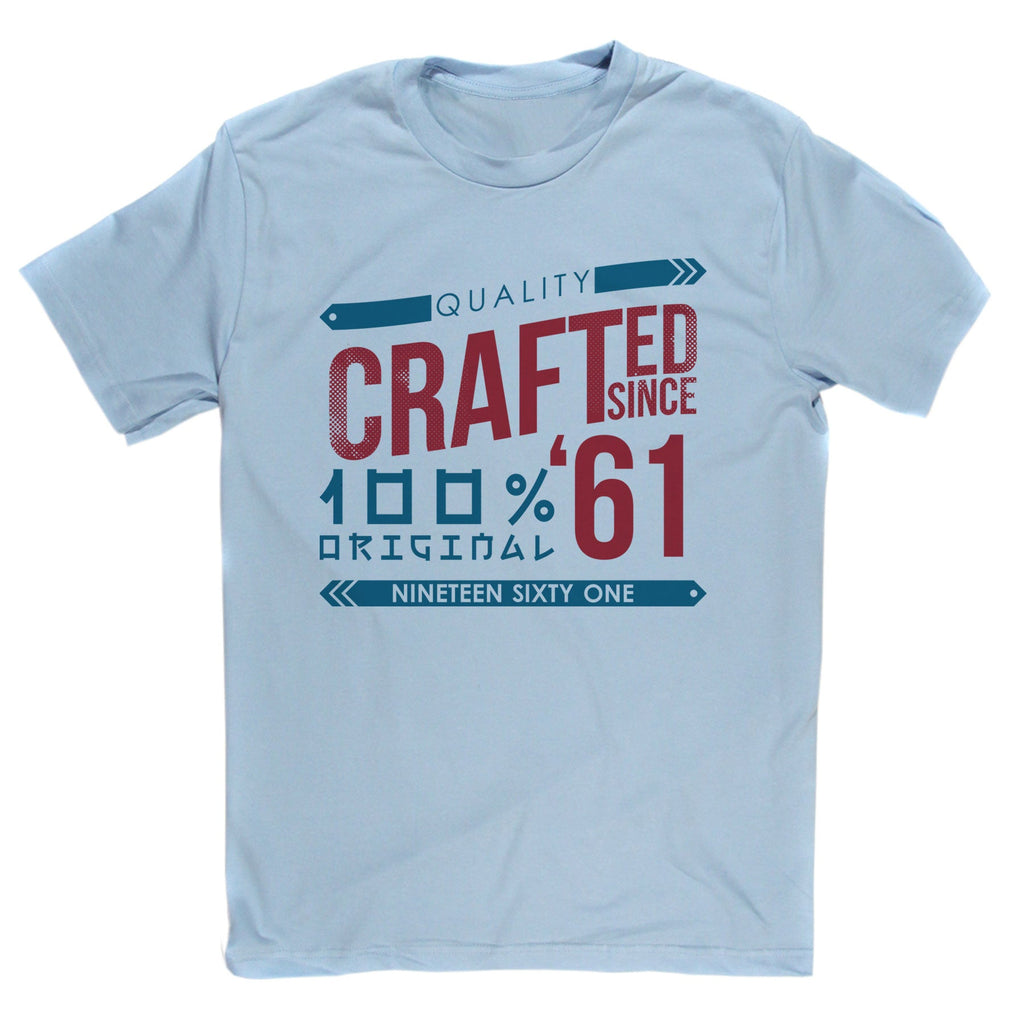 Crafted in 1961 Year T Shirt product image 3