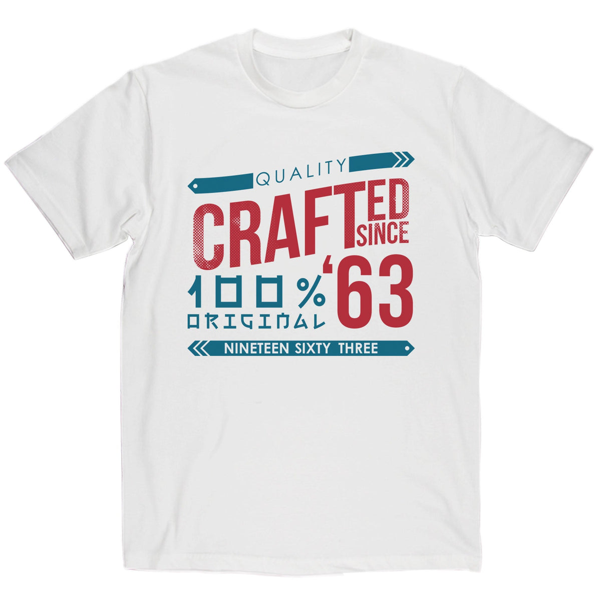 Crafted in 1963 Year T Shirt product image 4
