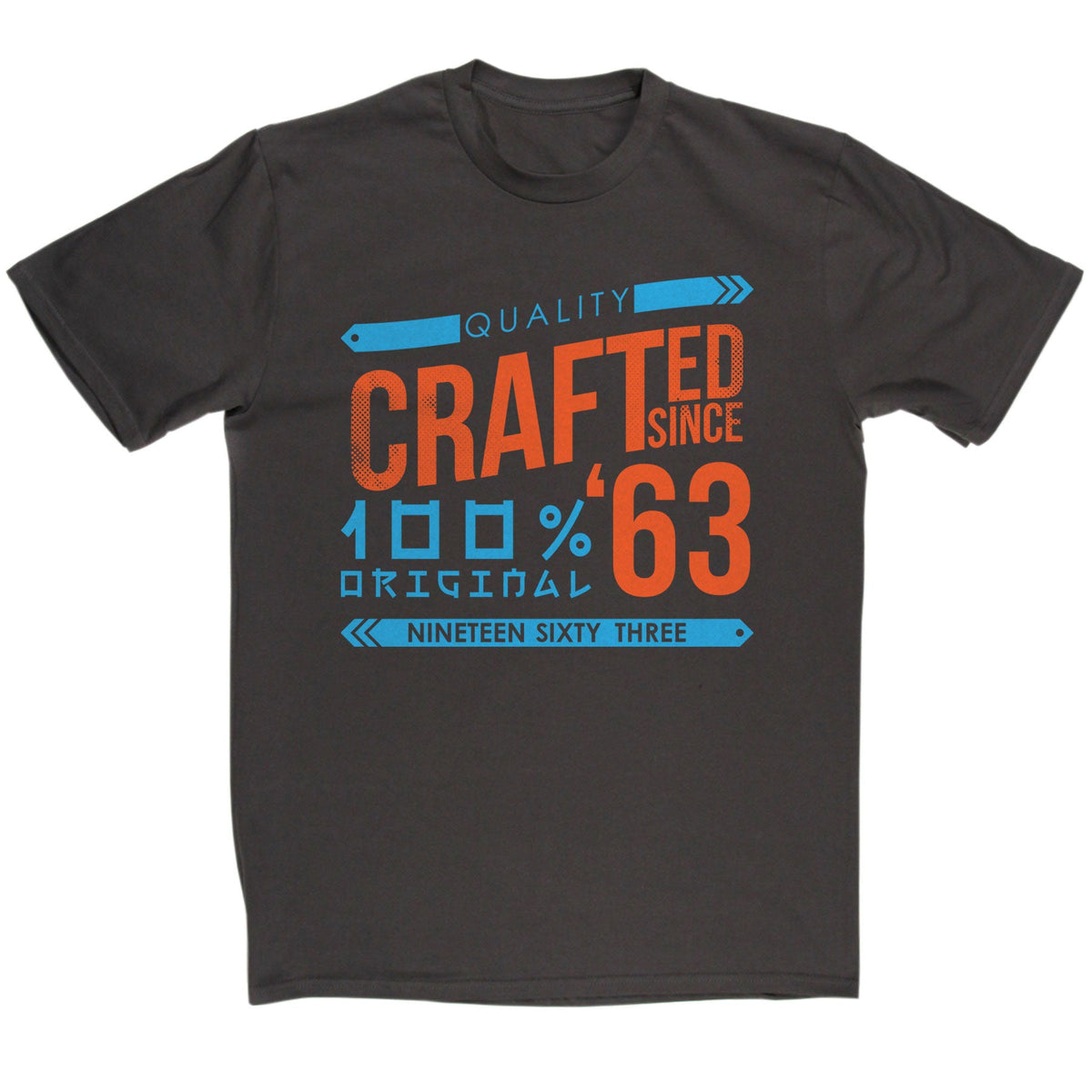 Crafted in 1963 Year T Shirt product image 5