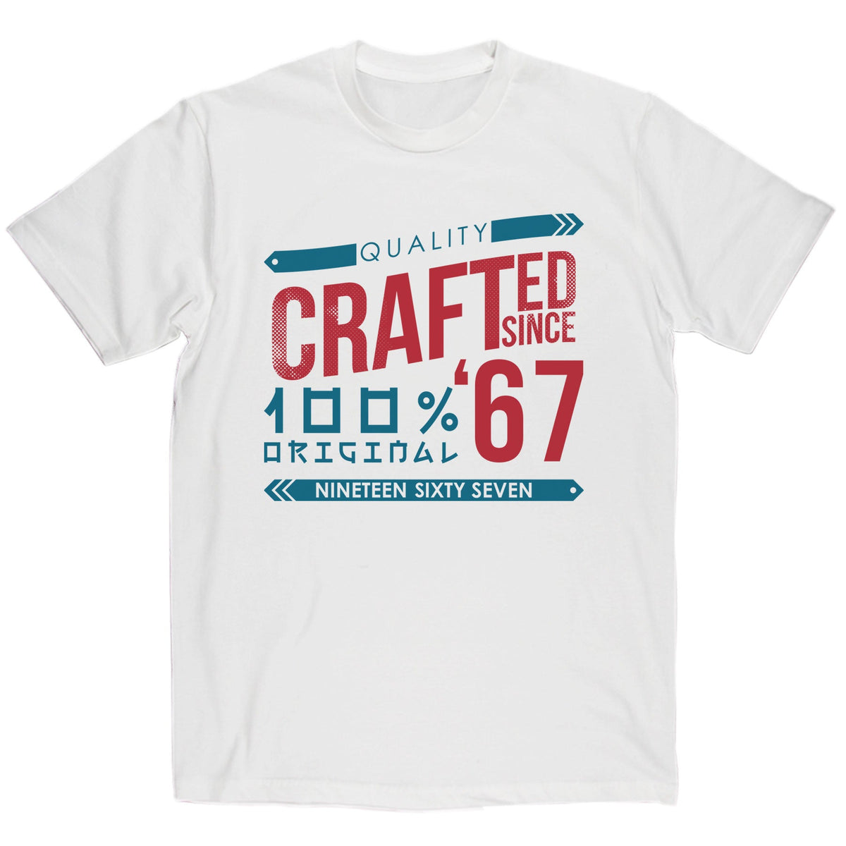 Crafted in 1967 Year T Shirt product image 4