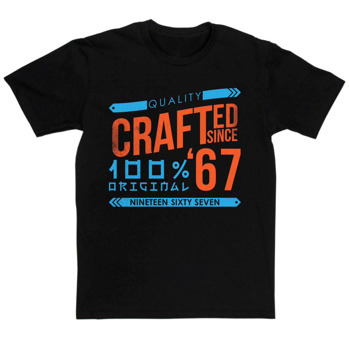 Crafted in 1967 Year T Shirt product image 7