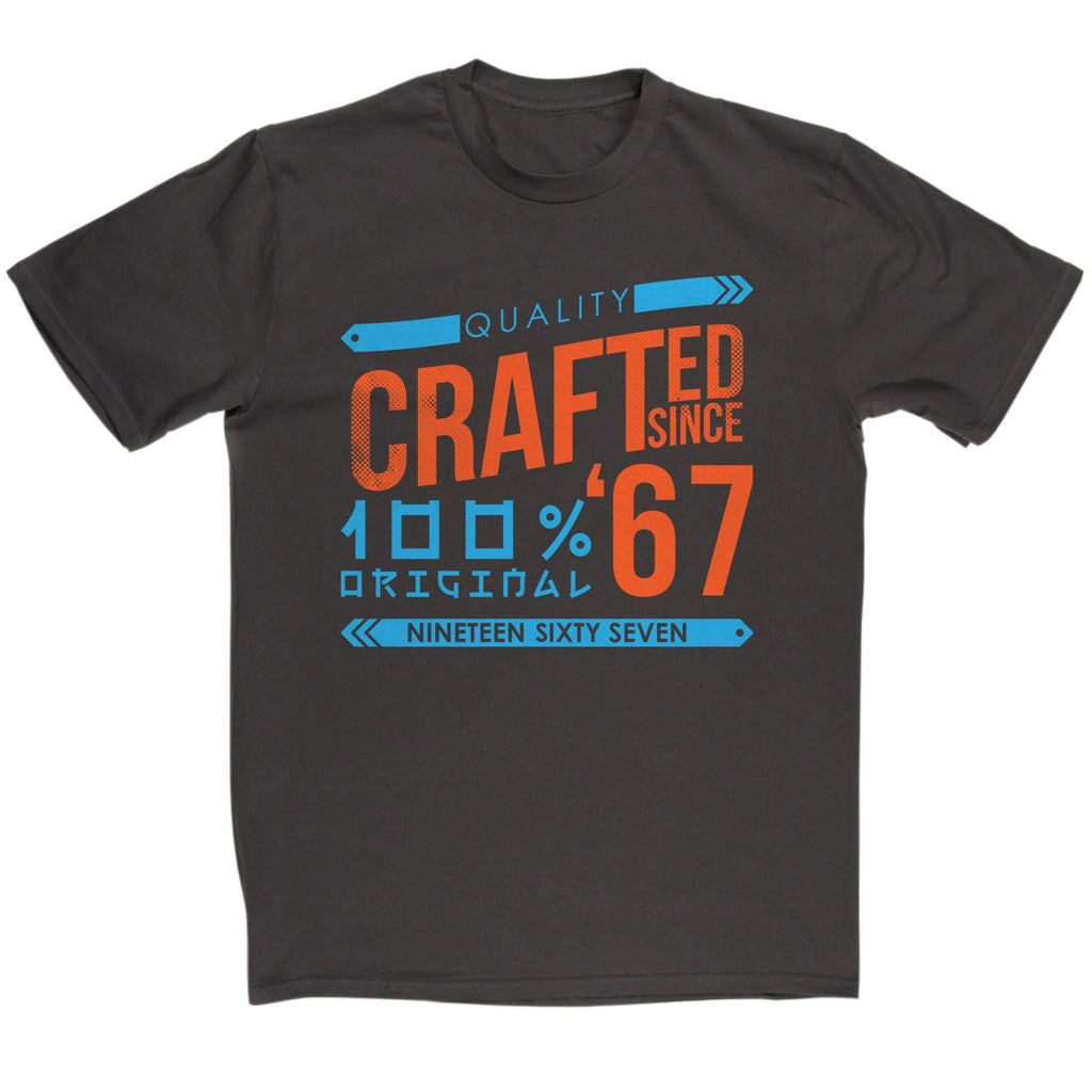 Crafted in 1967 Year T Shirt product image 5