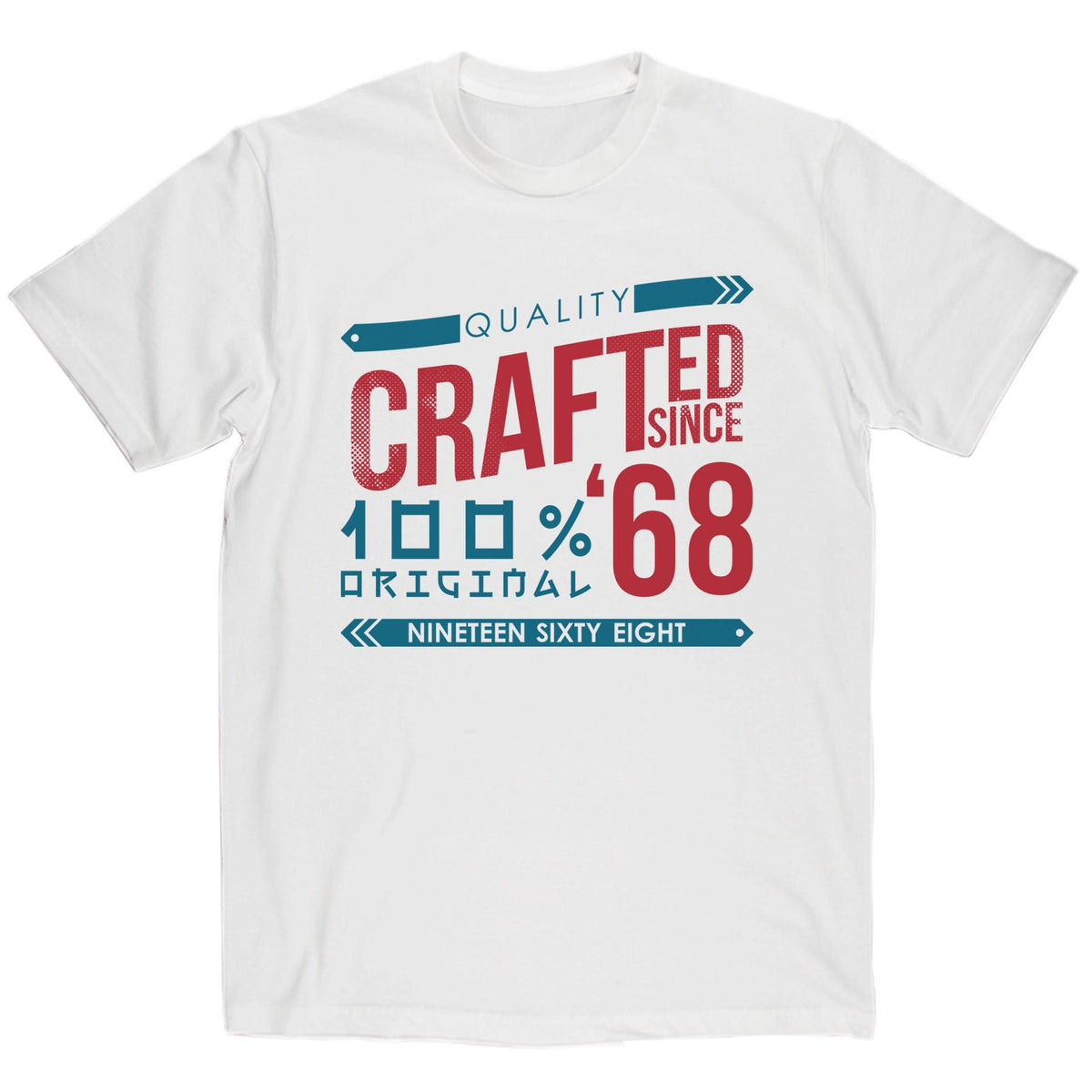 Crafted in 1968 Year T Shirt product image 1
