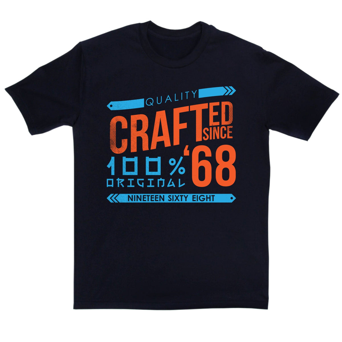 Crafted in 1968 Year T Shirt product image 6