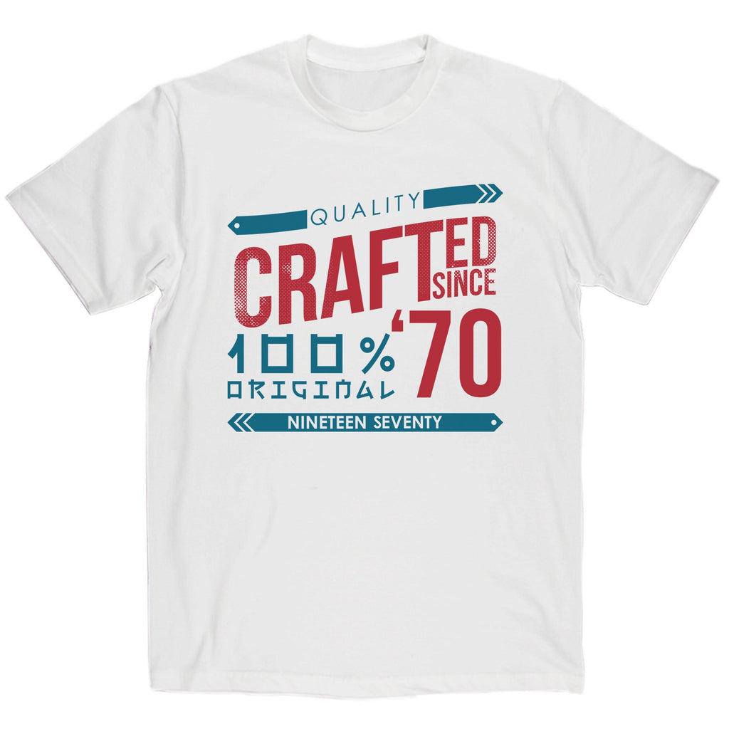 Crafted in 1970 Year T Shirt product image 4