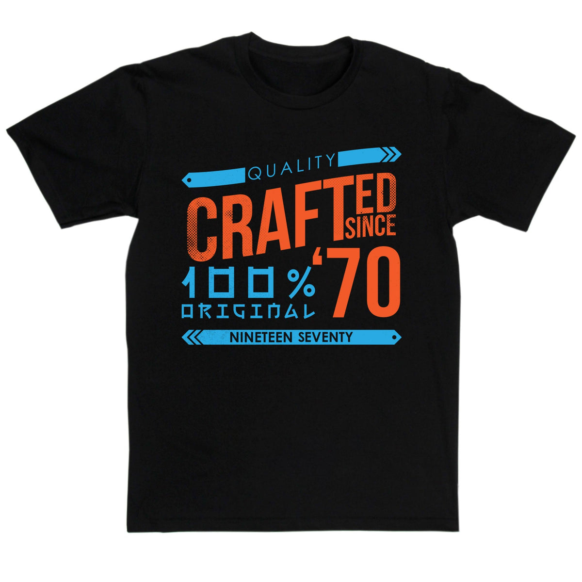 Crafted in 1970 Year T Shirt product image 7