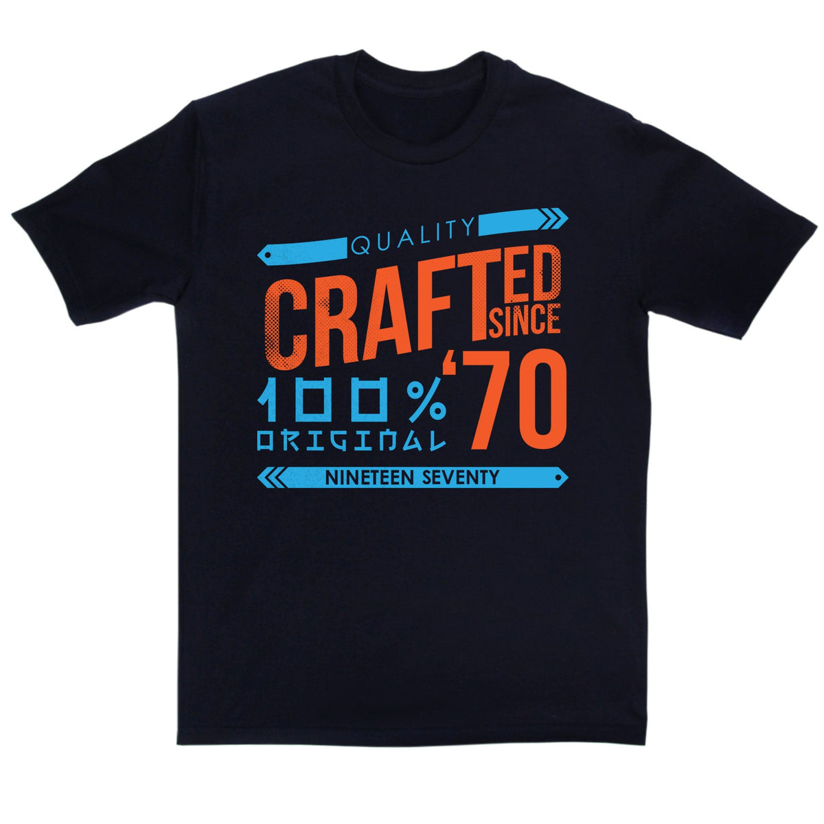 Crafted in 1970 Year T Shirt product image 6