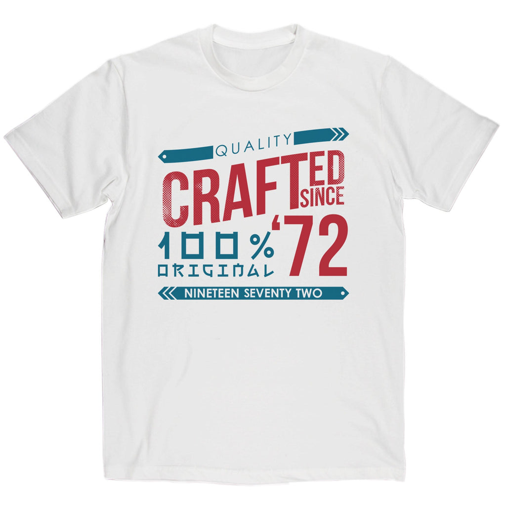 Crafted in 1972 Year T Shirt product image 2