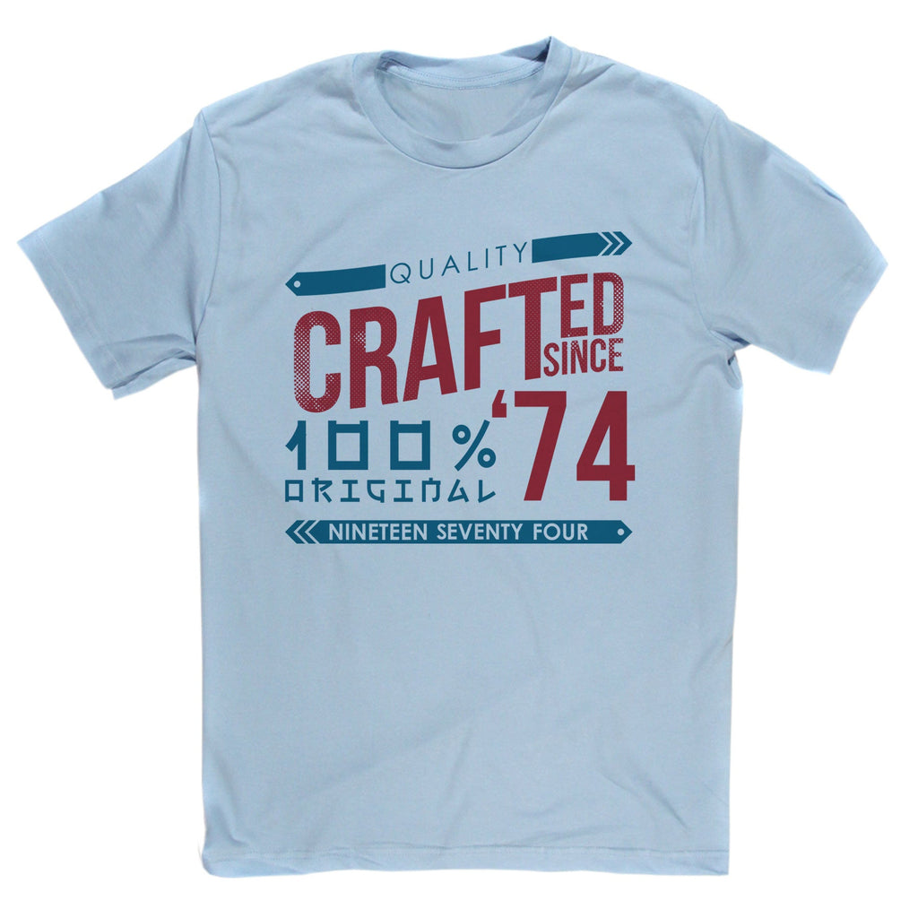 Crafted in 1974 Year T Shirt product image 1
