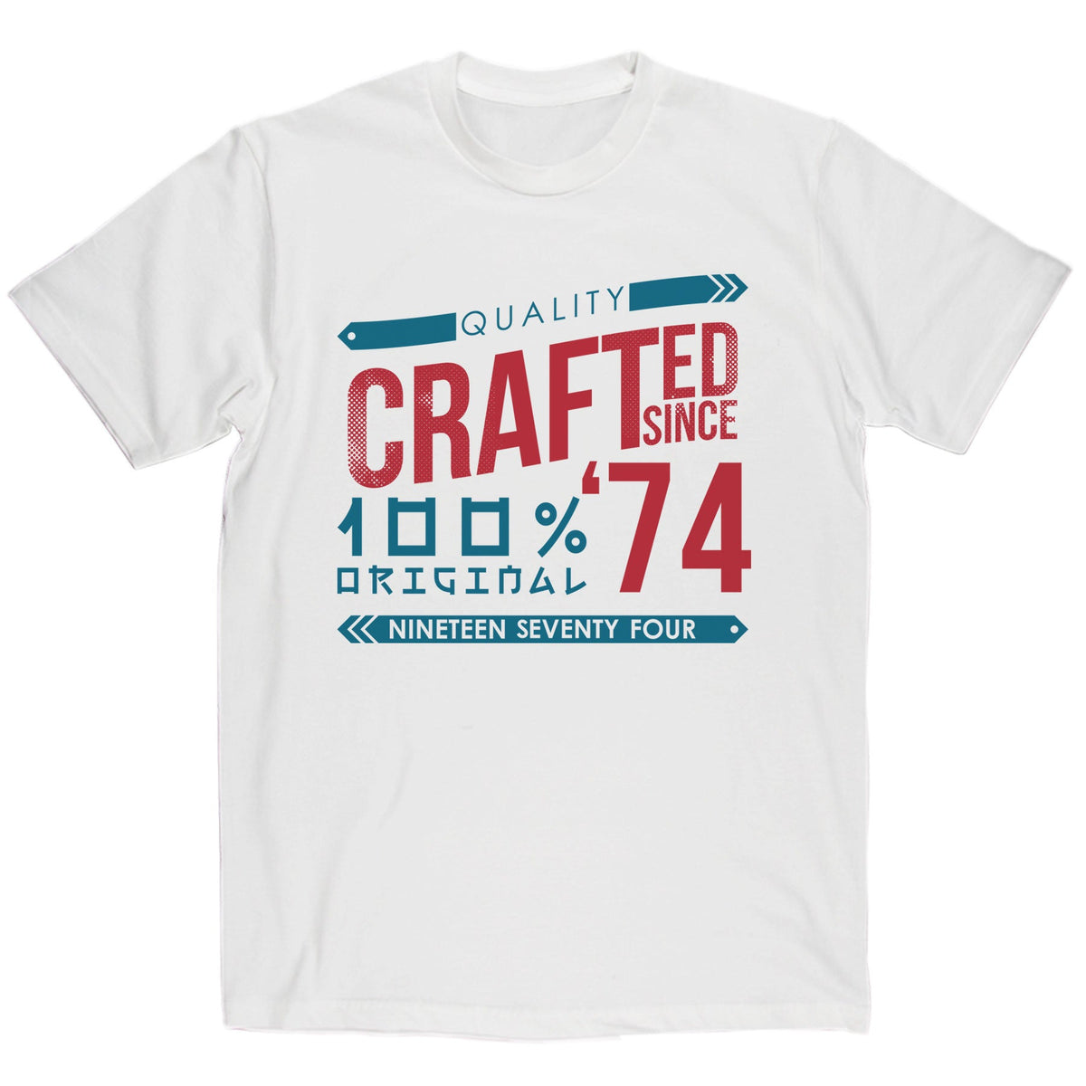 Crafted in 1974 Year T Shirt product image 4