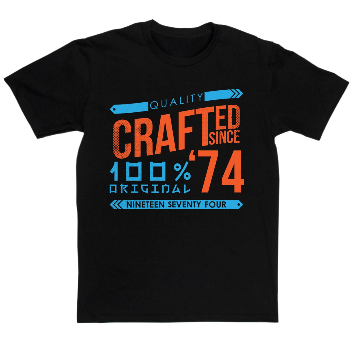 Crafted in 1974 Year T Shirt product image 7