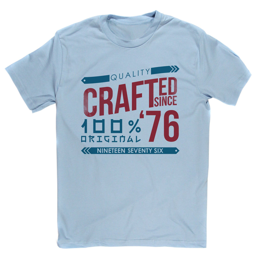 Crafted in 1976 Year T Shirt product image 1