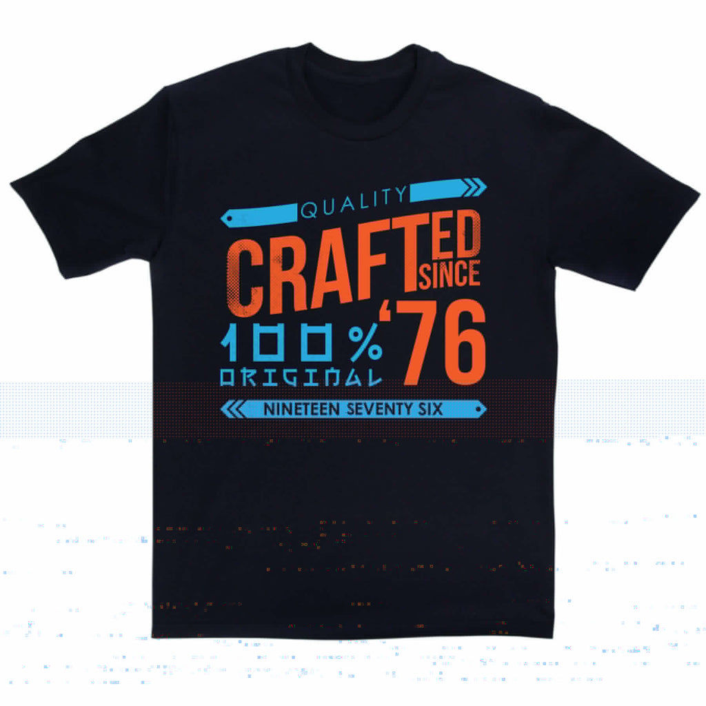 Crafted in 1976 Year T Shirt product image 6