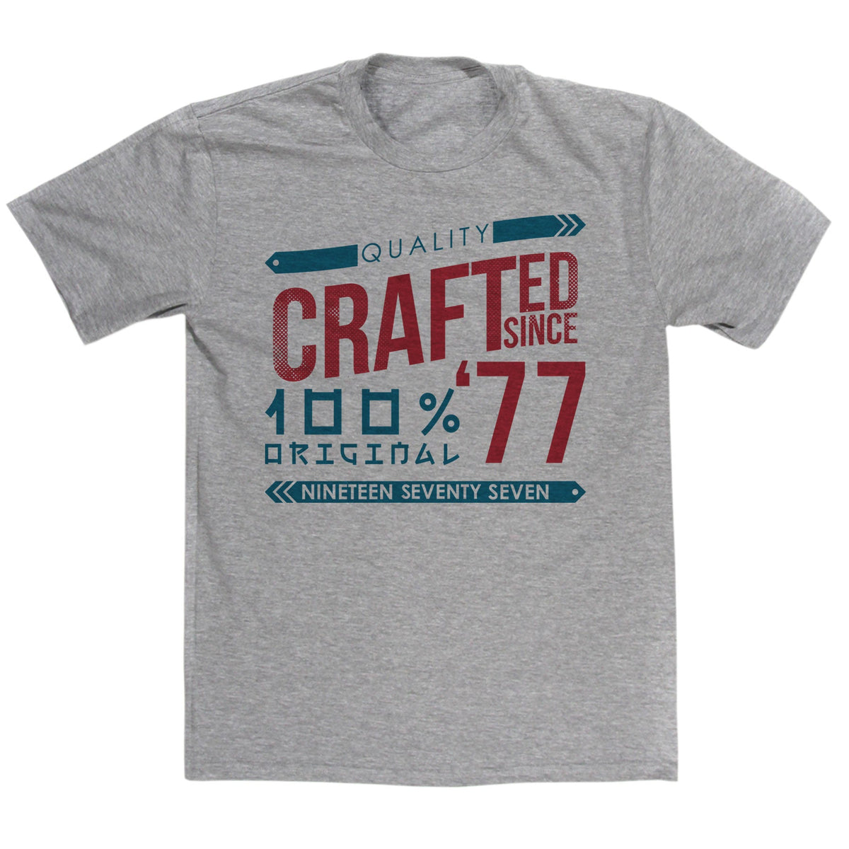 Crafted in 1977 Year T Shirt product image 4