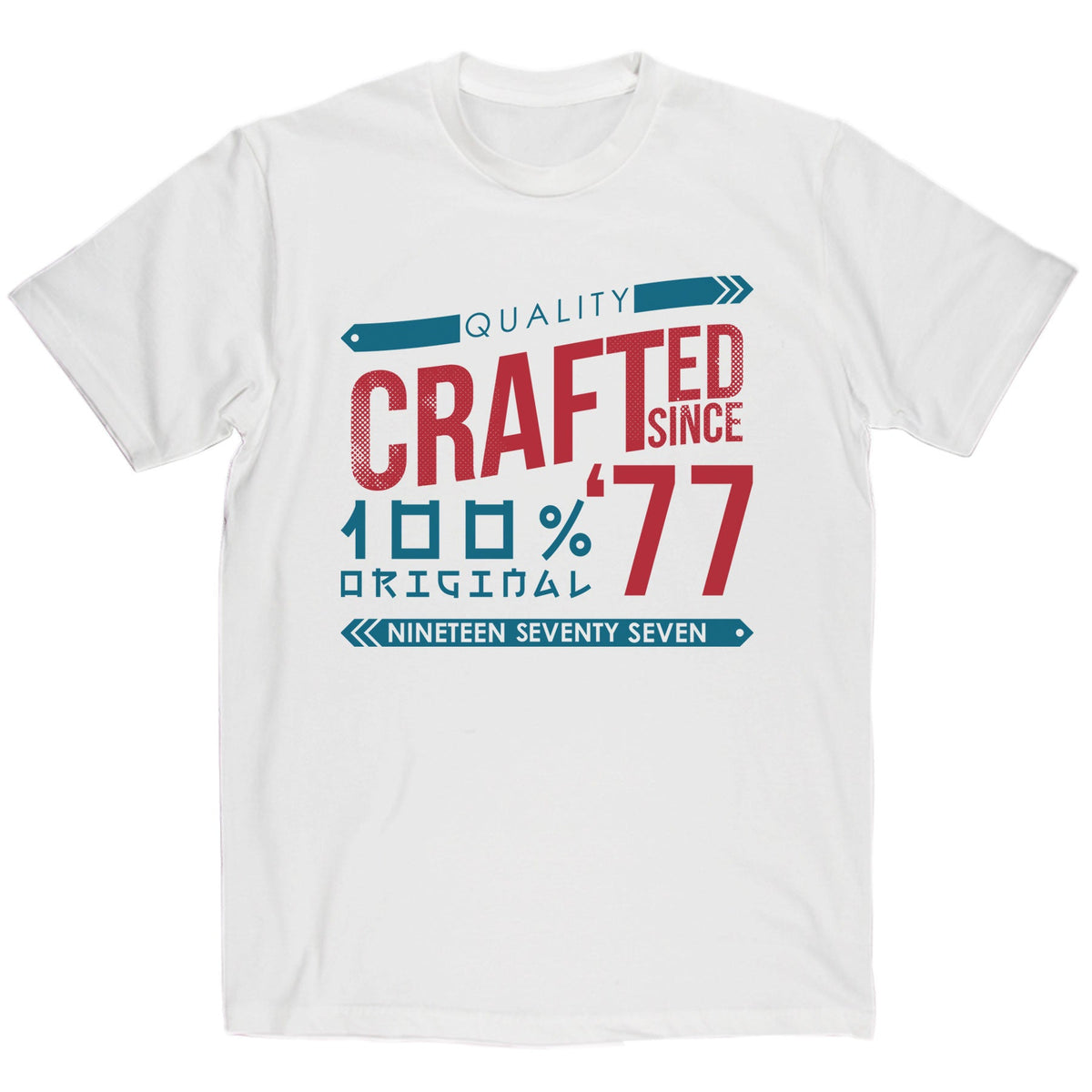 Crafted in 1977 Year T Shirt product image 5