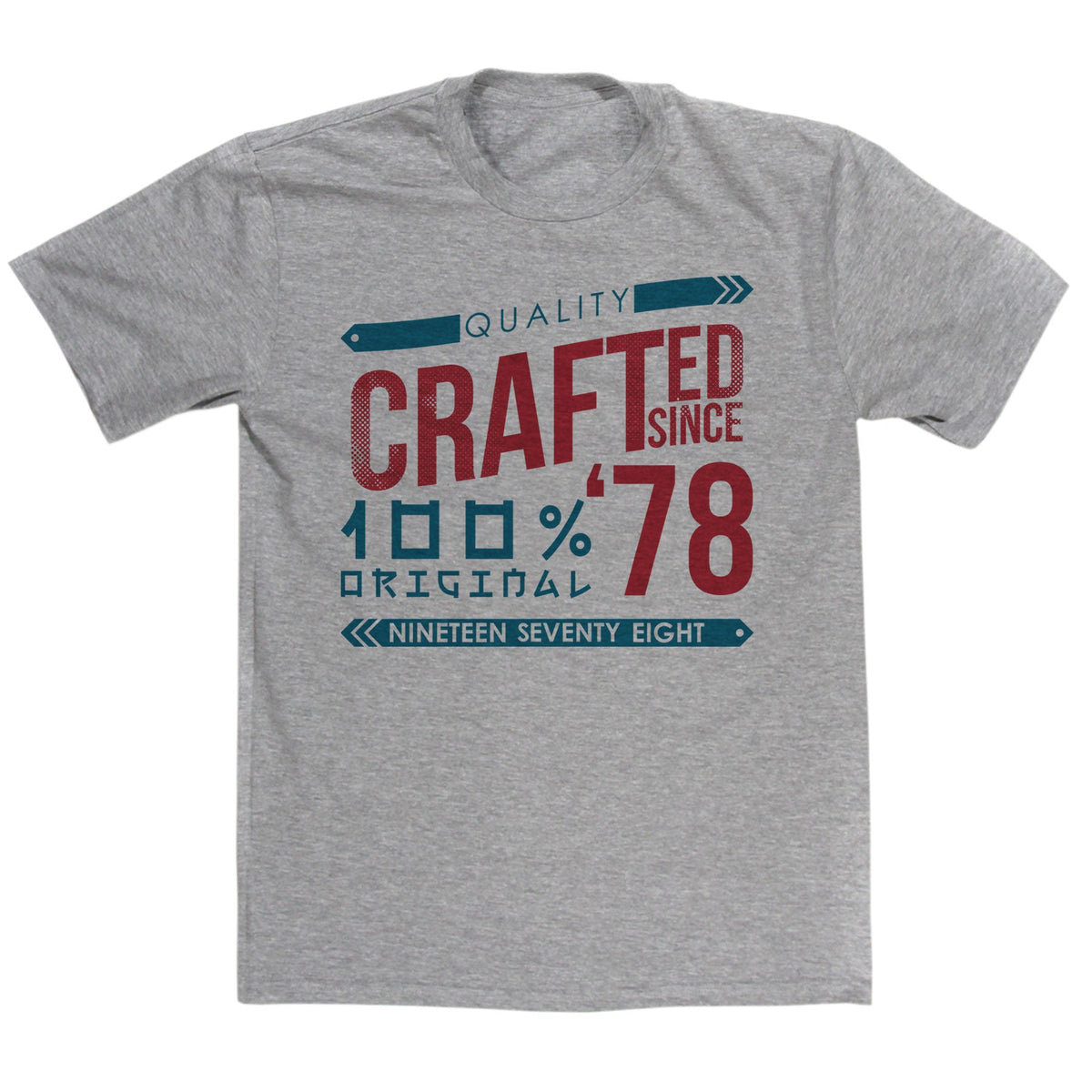 Crafted in 1978 Year T Shirt product image 4
