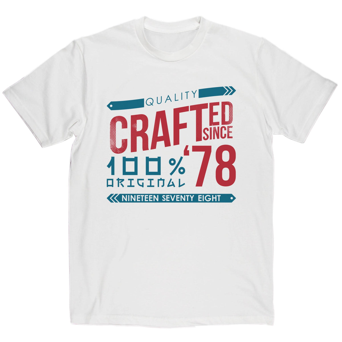 Crafted in 1978 Year T Shirt product image 5