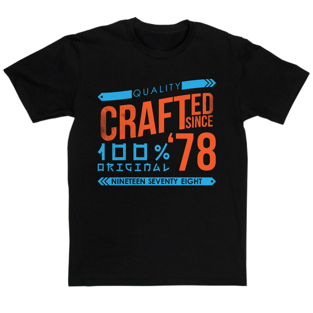 Crafted in 1978 Year T Shirt product image 7
