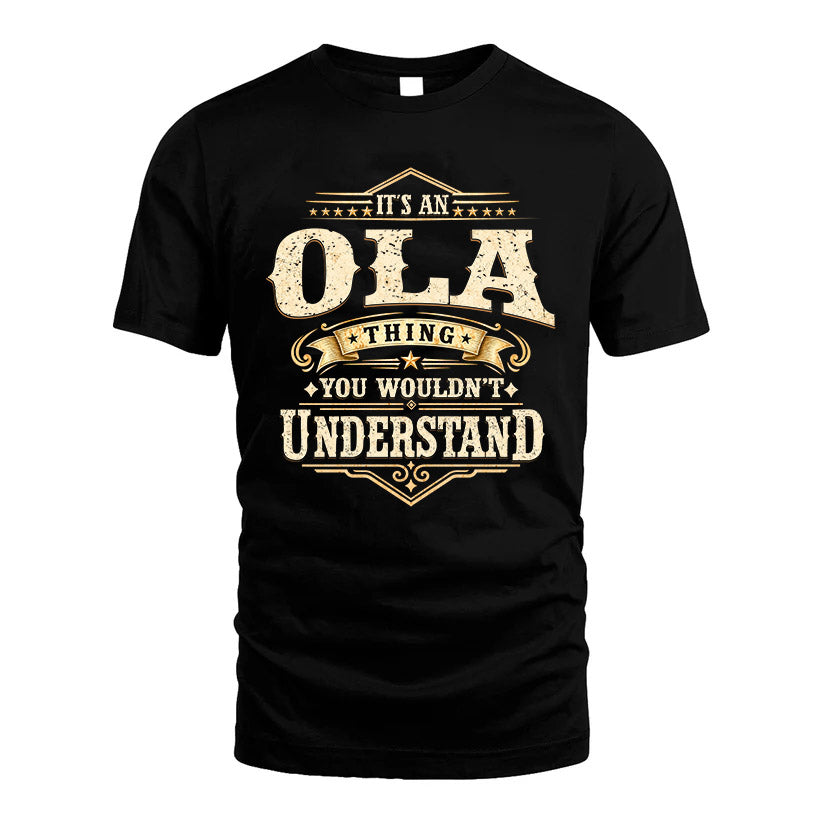 OLA HH-F009–Personalized Name Quote Apparel “It’s an Thing product image 1