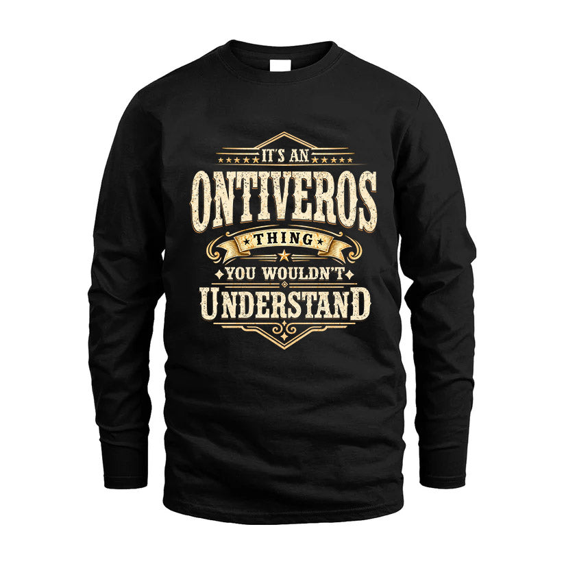ONTIVEROS HH-F009–Personalized Name Quote Apparel “It’s an product image 4