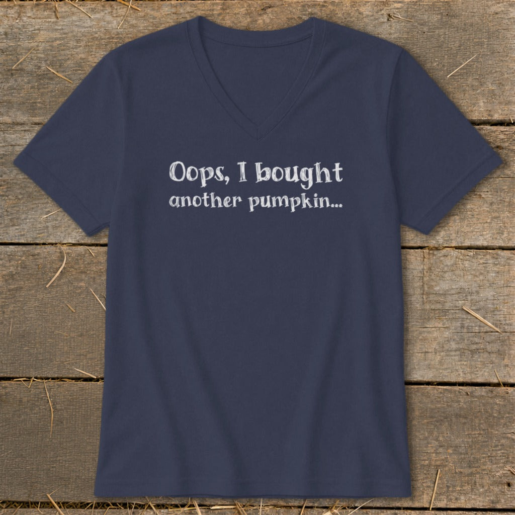 Oops I Bought Another Pumpkin V-neck