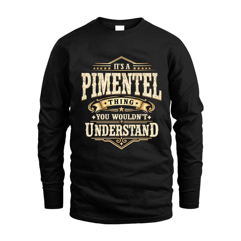PIMENTEL HH-F009–Personalized Name Quote Apparel “It’s an product image 4