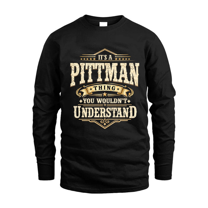 PITTMAN HH-F009–Personalized Name Quote Apparel “It’s an product image 4