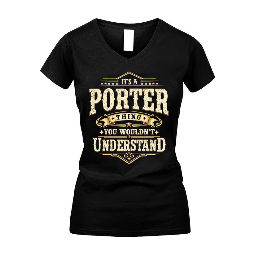 PORTER HH-F009–Personalized Name Quote Apparel “It’s an product image 6