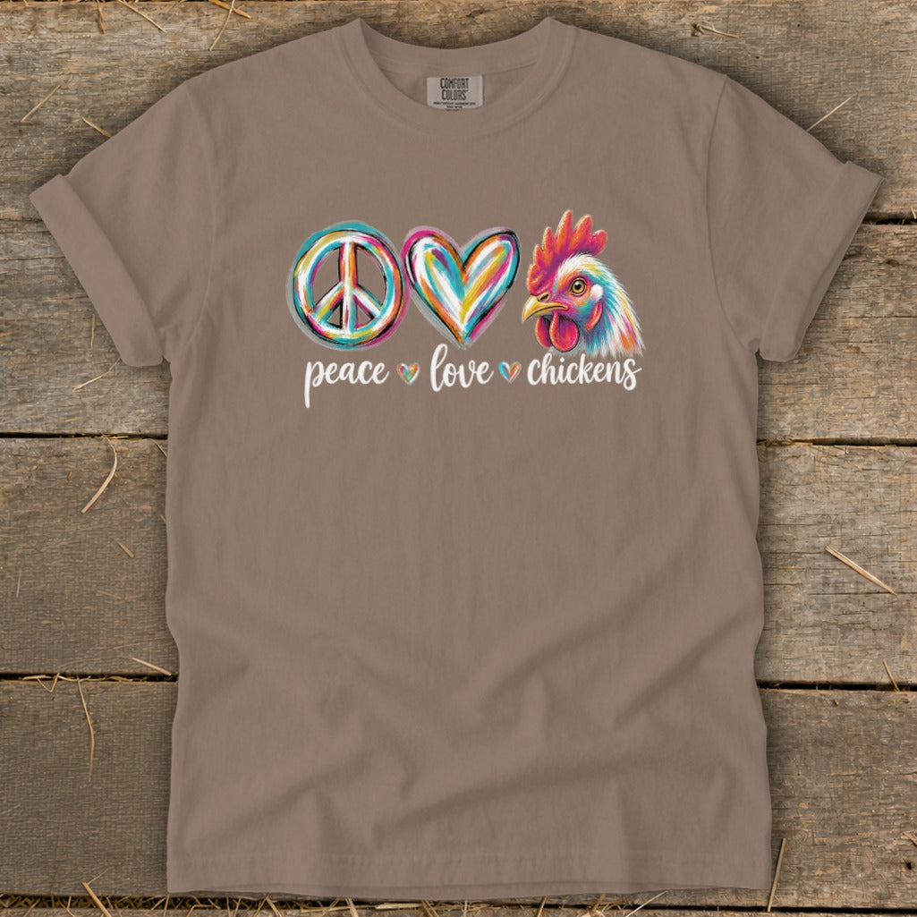 Peace Love for Chickens Signature Tee product image 7