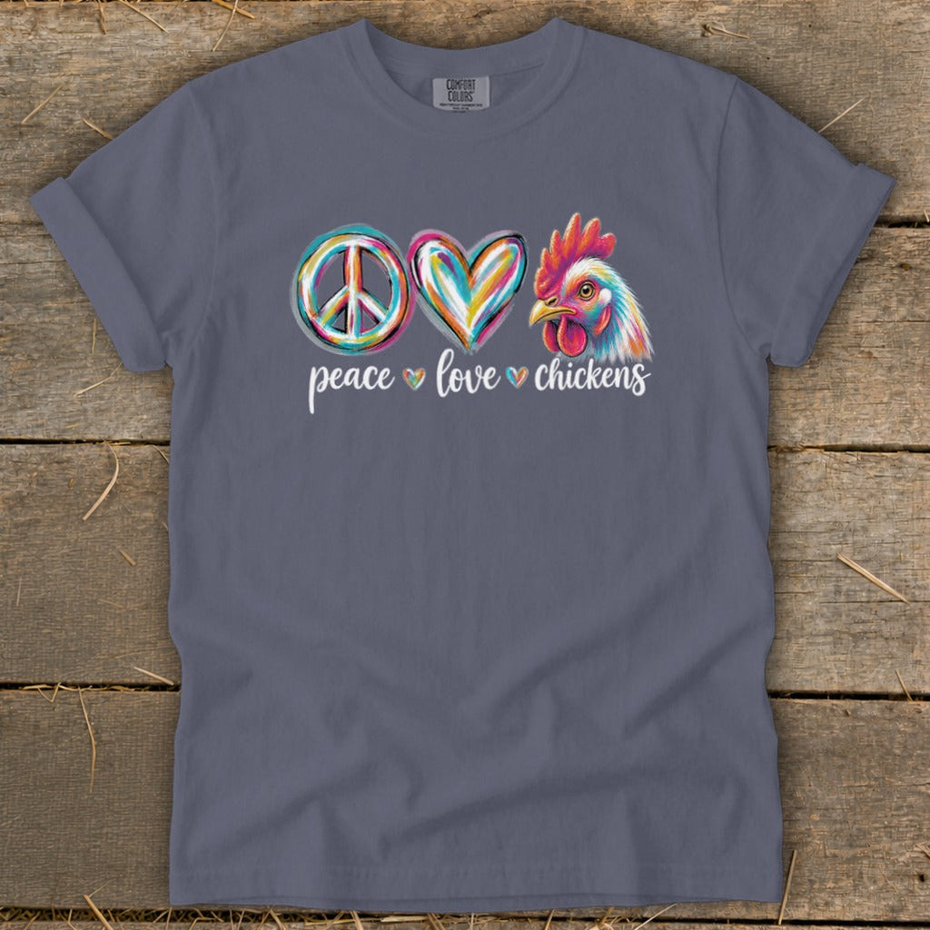 Peace Love for Chickens Signature Tee product image 8