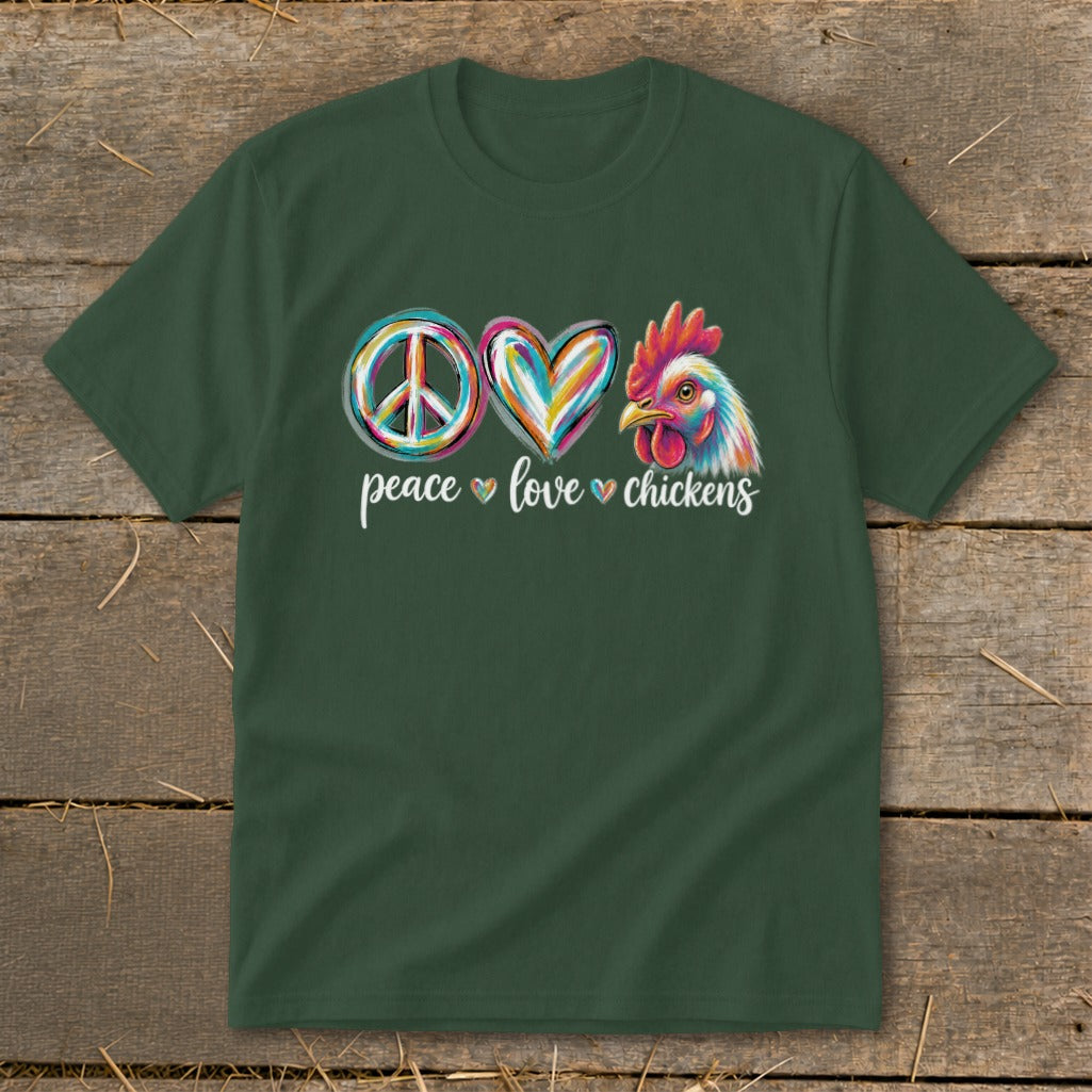 Peace Love for Chickens Youth Tee product image 5