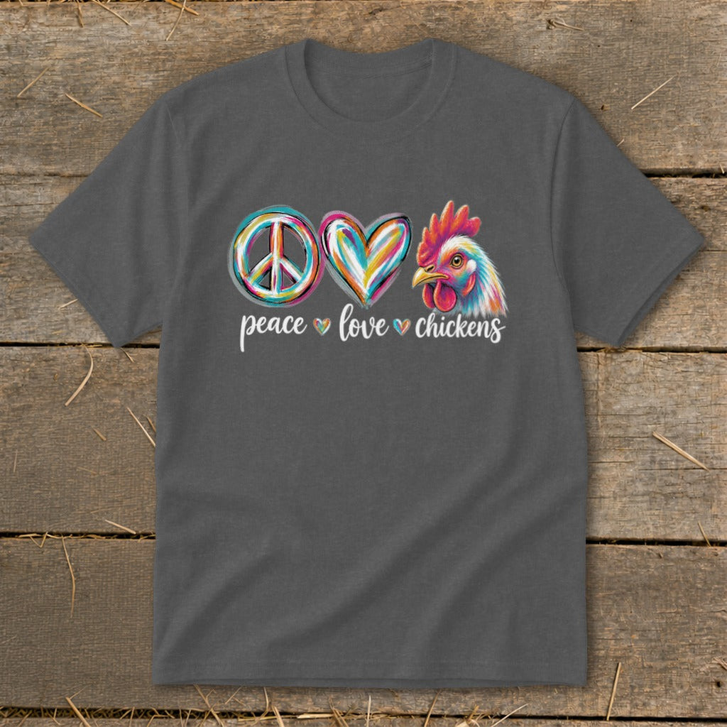 Peace Love for Chickens Youth Tee product image 6