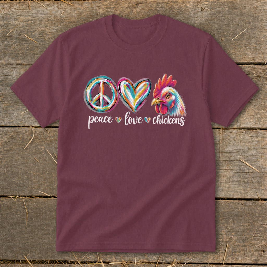 Peace Love for Chickens Youth Tee product image 7