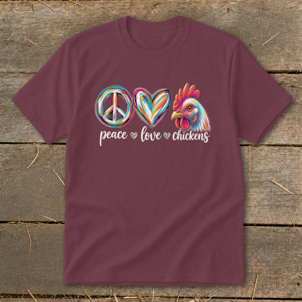 Peace Love for Chickens Youth Tee product image 7