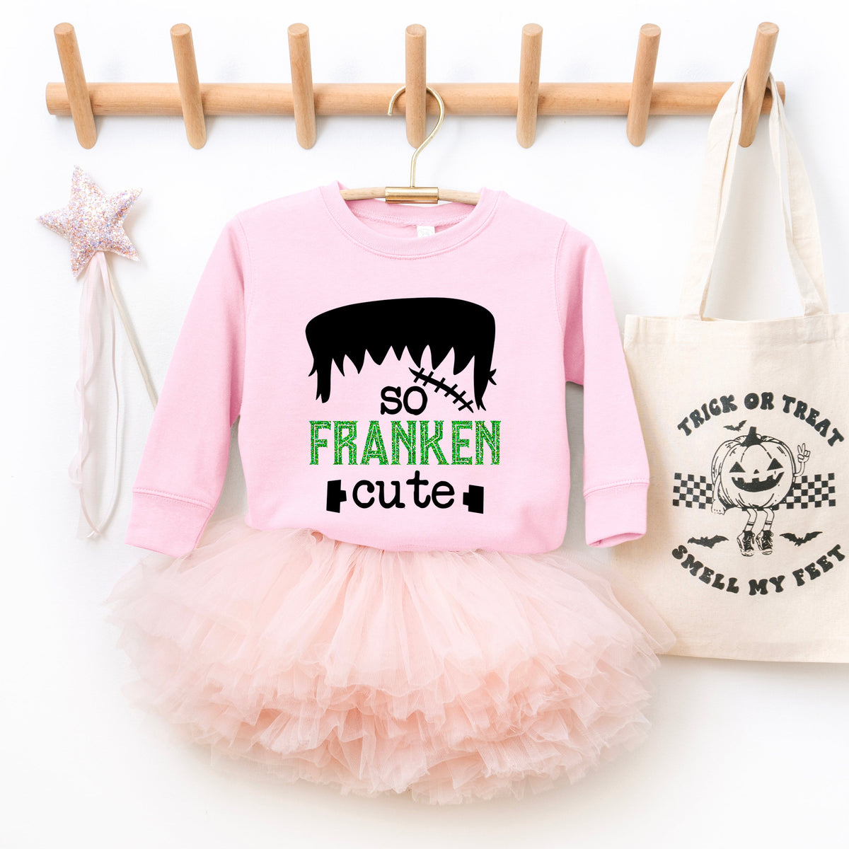 So Franken Cute Glitter | Toddler Graphic Sweatshirt product image 1