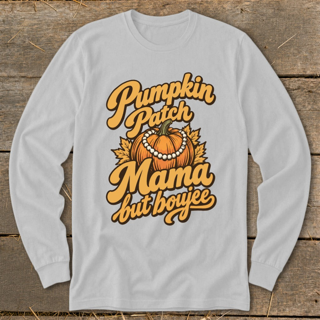Pumpkin Patch Mama But Boujee Long Sleeve Tee product image 4