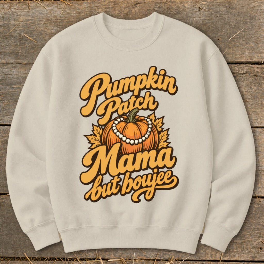 Pumpkin Patch Mama But Boujee Sweatshirt product image 2